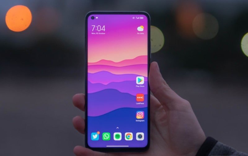 صفحه نمایش Mi 10T پرو