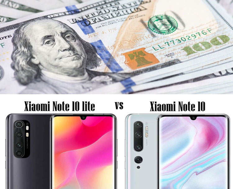 Note 10 vs Note 10 lite price