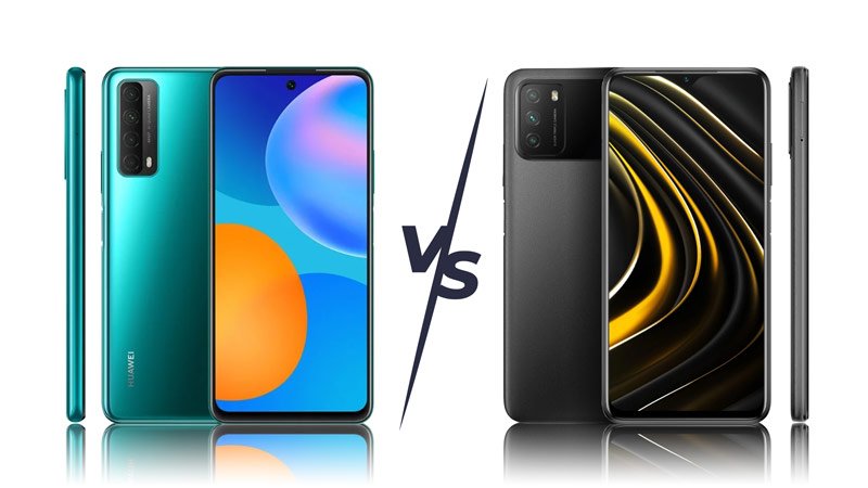 pocom3 vs Huawei Y7a