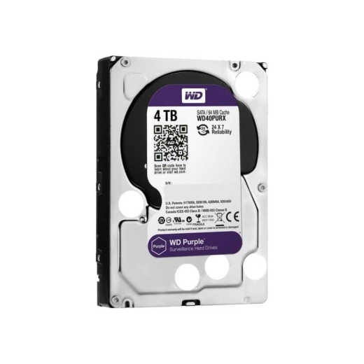 هارد دیسک اینترنال وسترن دیجیتال سری Purple ظرفیت 4 ترابایت