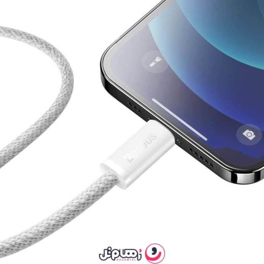 کابل تبدیل لایتنینگ به USB-C باسئوس مدل CALD0001 طول 2 متر رهام تل