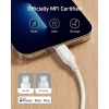 کابل تبدیل USB به لایتنینگ انکر مدل Anker PowerLine III A8812 طول 0.9 متر