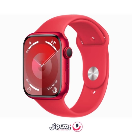 اپل واچ سری 9 مدل 45mm بدنه آلومینیوم با بند سیلیکونی