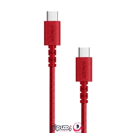 کابل تبدیل Type-C به Type-C انکر مدل Anker PowerLine Select+ A8032 فست شارژ 60 وات طول 0.9 متر