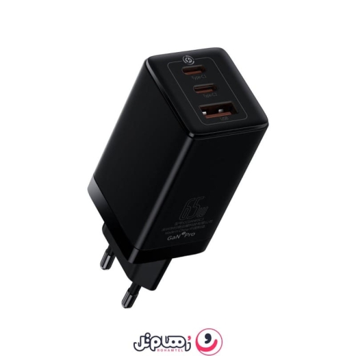 شارژر دیواری ۶۵ واتی بیسوس مدل Baseus GaN3 Pro Fast Charger CCGP0501