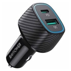 شارژر فندکی راوپاور 60 وات مدل RP-VC009