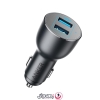 شارژر فندکی انکر 36 وات مدل Anker PowerDrive III 2-Port 36W Alloy A2729