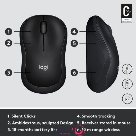 ماوس بی سیم لاجیتک Logitech M220 Silent