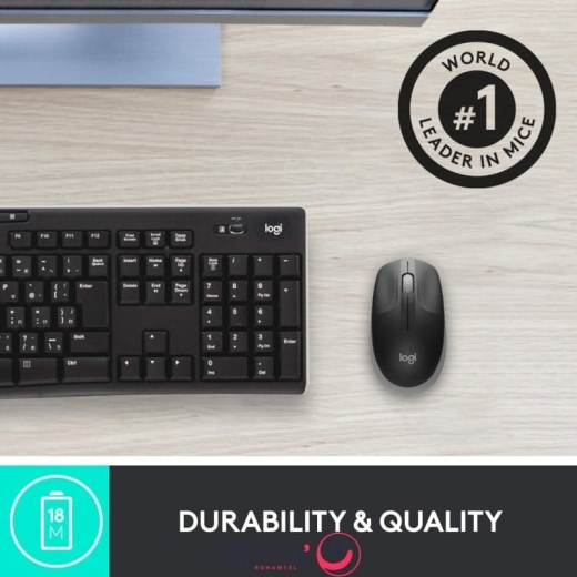 ماوس بی سیم لاجیتک مدل Logitech M190