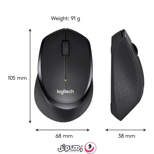 ماوس بی سیم لاجیتک مدل Logitech M330 Silent Plus