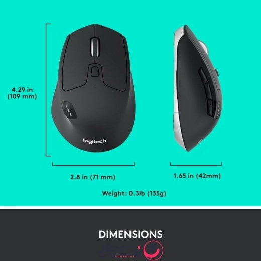 ماوس بی سیم لاجیتک مدل Logitech M720