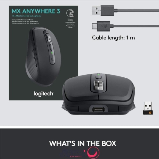 ماوس بی سیم لاجیتک مدل Logitech MX Anywhere 3