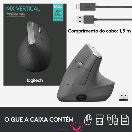 ماوس بی سیم لاجیتک مدل Logitech MX Vertical