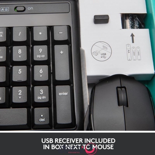 کیبورد و ماوس بی سیم لاجیتک مدل Logitech MK345