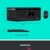 کیبورد و ماوس بی سیم لاجیتک مدل Logitech MK345