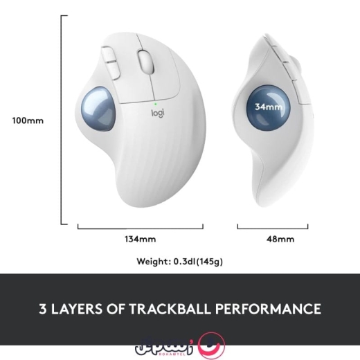 ماوس بی سیم لاجیتک Logitech ERGO M575