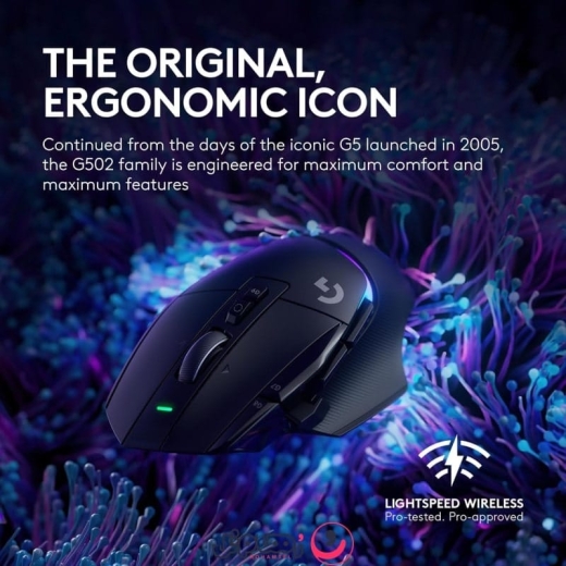ماوس بی سیم لاجیتک Logitech G502 X Plus Lightspeed