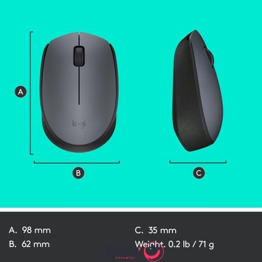 ماوس بی سیم لاجیتک Logitech M170
