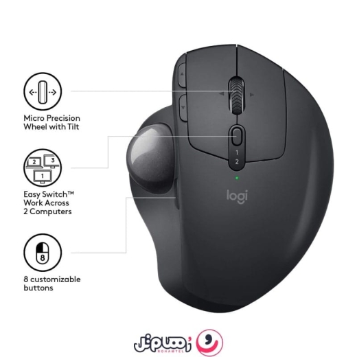 ماوس بی سیم لاجیتک Logitech MX ERGO Wireless Trackball