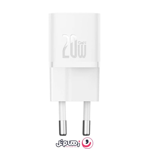 شارژر دیواری بیسوس مدل Baseus GaN5 Fast Charger Mini 1C 20W EU CCGN0501 با توان 20 وات
