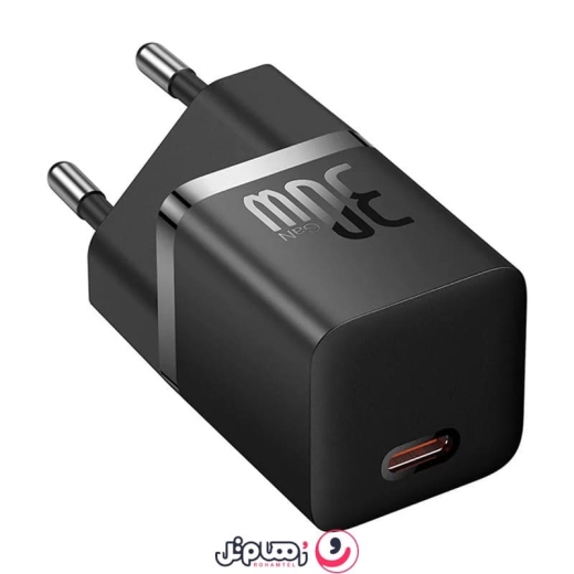 شارژر دیواری بیسوس مدل Baseus GaN5 Fast Charger Mini 1C 30W EU CCGN0704 با توان 30 وات