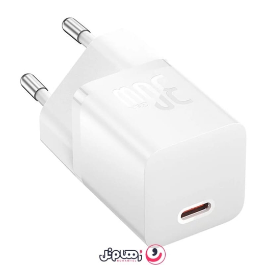 شارژر دیواری بیسوس مدل Baseus GaN5 Fast Charger Mini 1C 30W EU CCGN0704 با توان 30 وات