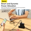 شارژر دیواری بیسوس مدل Baseus GaN5 Pro Fast Charger C+U 100W EU CCGP0902 با توان 100 وات