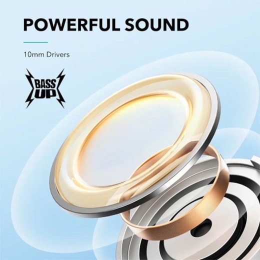 صدای قوی زیاد هدفون گردنی انکر Soundcore Life U۲i Upgraded مدل A۳۲۱۳