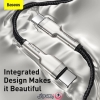 کابل شارژ Type-C به Type-C بیسوس مدل Baseus Metal Data Cable CATJK-D طول 2 متر توان 100 وات