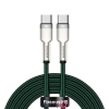 کابل شارژ Type-C به Type-C بیسوس مدل Baseus Metal Data Cable CATJK-D طول 2 متر توان 100 وات