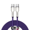 کابل شارژ Type-C به Type-C بیسوس مدل Baseus Metal Data Cable CATJK-D طول 2 متر توان 100 وات