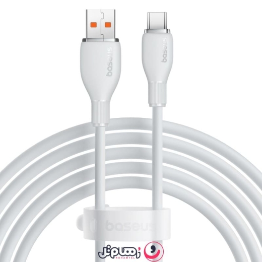 کابل شارژ USB به Type-C بیسوس مدل Pudding CB000054 طول ۱.۲ متر توان ۱۰۰ وات