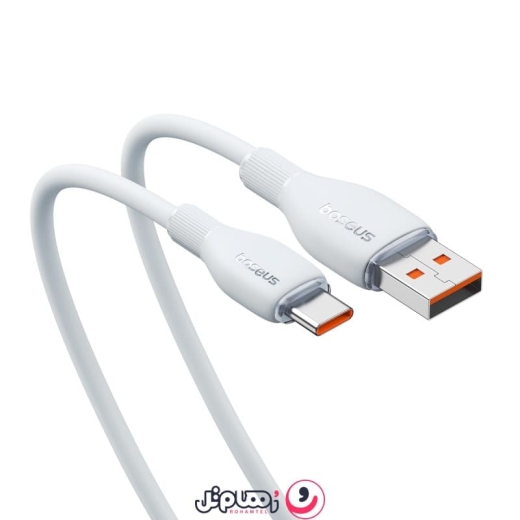 کابل شارژ USB به Type-C بیسوس مدل Pudding CB000054 طول ۱.۲ متر توان ۱۰۰ وات
