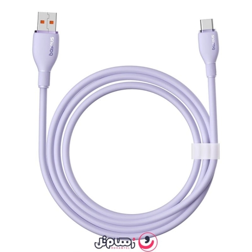 کابل شارژ USB به Type-C بیسوس مدل Pudding CB000054 طول ۱.۲ متر توان ۱۰۰ وات