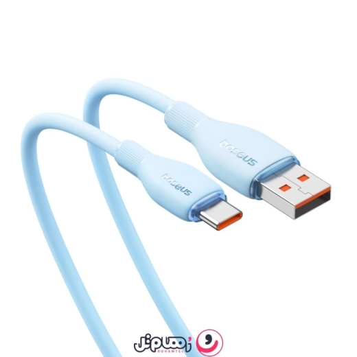 کابل شارژ USB به Type-C بیسوس مدل Pudding CB000054 طول ۱.۲ متر توان ۱۰۰ وات