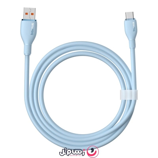 کابل شارژ USB به Type-C بیسوس مدل Pudding CB000054 طول ۱.۲ متر توان ۱۰۰ وات