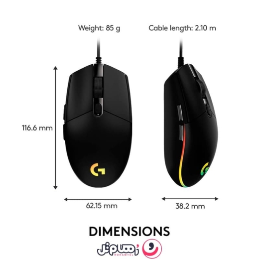 ماوس باسیم لاجیتک Logitech G102
