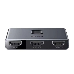 سوییچ HDMI بیسوس Baseus Matrix ۴K دوطرفه ۱ به ۲ و ۲ به ۱ مدل CAHUB-BC۰G