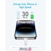 کابل تبدیل Type-C به لایتنینگ انکر مدل Anker 322 USB-C to Lightning A81B5 طول 0.9 متر