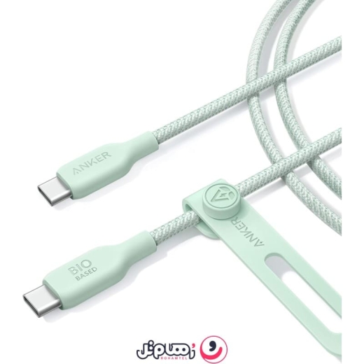 کابل تبدیل Type-C به Type-C انکر مدل Anker 544 USB-C to USB-C A80F6 طول 1.8 متر