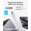 کابل تبدیل Type-C به Type-C انکر مدل Anker 544 USB-C to USB-C A80F6 طول 1.8 متر