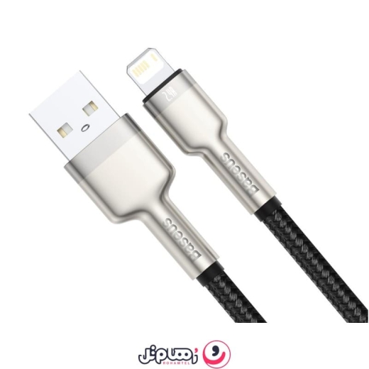 کابل USB به لایتنینگ بیسوس مدل Baseus Metal Data Cable CALJK-01 به طول 0.25 متر