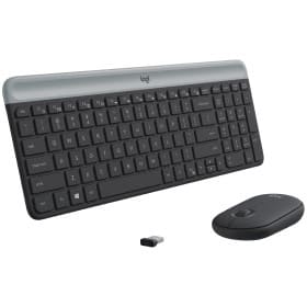 کیبورد و ماوس بی سیم لاجیتک مدل Logitech MK470 SLIM