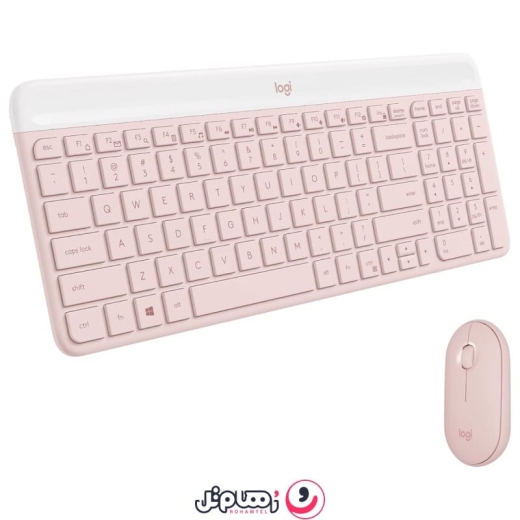 کیبورد و ماوس بی سیم لاجیتک مدل Logitech MK470 SLIM