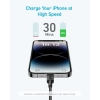 سرعت شارژ کابل تبدیل Type-C به لایتنینگ انکر مدل Anker 322 USB-C to Lightning A81B5 طول 0.9 متر