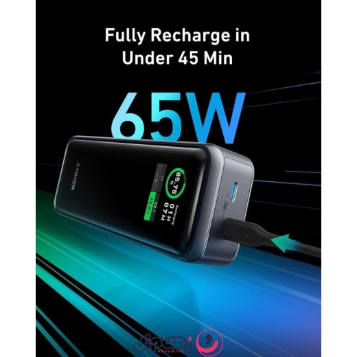 پاوربانک انکر مدل Anker Prime Power Bank A1335 ظرفیت 12,۰۰۰ میلی آمپر و توان 130 وات