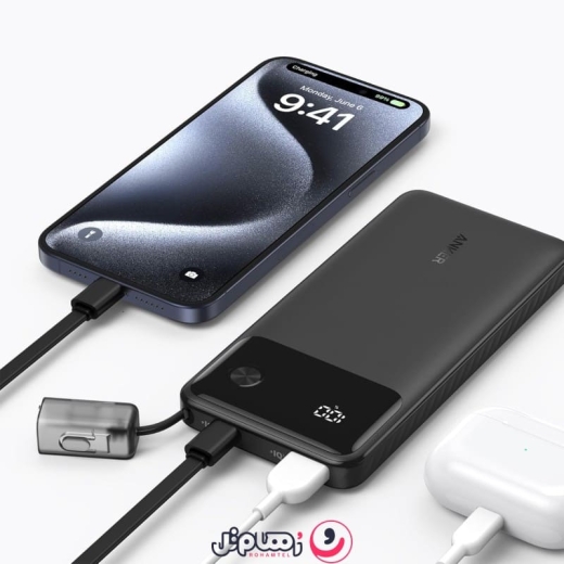 پاوربانک انکر مدل Anker PowerCore A1388 ظرفیت 10,۰۰۰ میلی آمپر و توان 22.5 وات