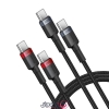 کابل تبدیل Type-C به Type-C بیسوس مدل 2pcs P10318306003 طول 2 متر با توان 100 وات