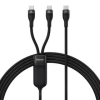 کابل تبدیل 1 به 2 USB-C بیسوس مدل CB00035 طول 1.5 متر توان 100 وات