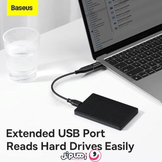 مبدل USB-C به USB 3.1 بیسوس مدل Baseus Ingenuity Series Mini OTG Adaptor ZJJQ000001